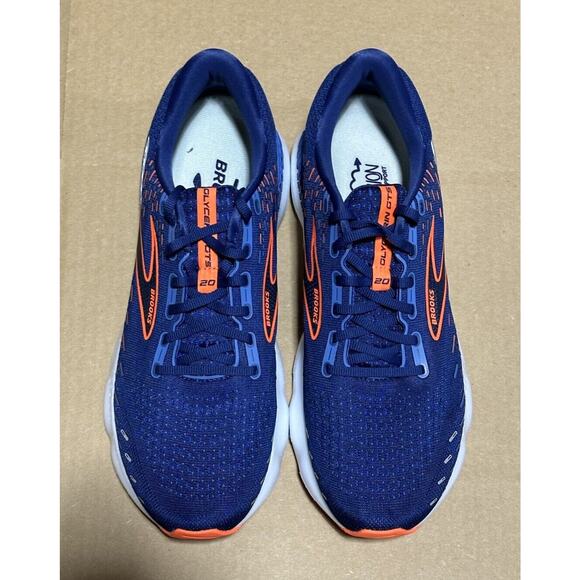 Brooks Glycerin GTS 20 Blue Athletic Running Shoes (1103831D444) Men's Sz 11.5 - Picture 3 of 9